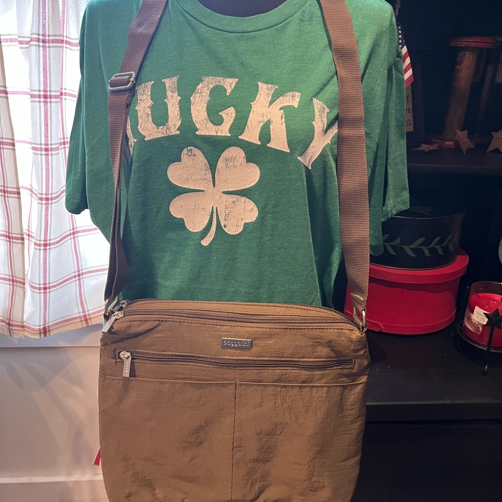 Brown Baggallini Crossbody Bag
